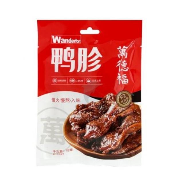 万德福香辣鸭胗70G
