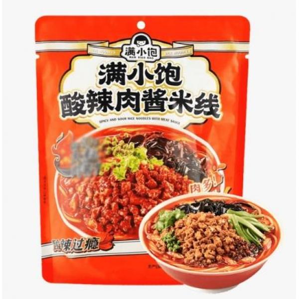 满小饱酸辣肉酱米线273G