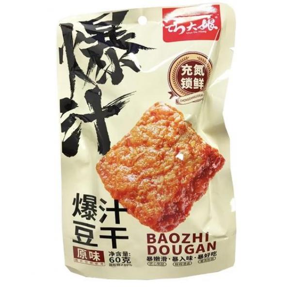 巧大娘爆汁豆干 原味60G