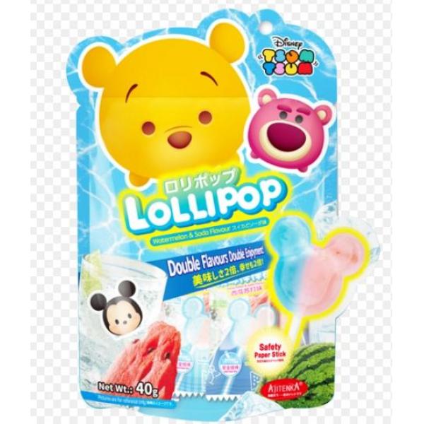 TSUM TSUM 西瓜苏打双味棒棒糖 40g