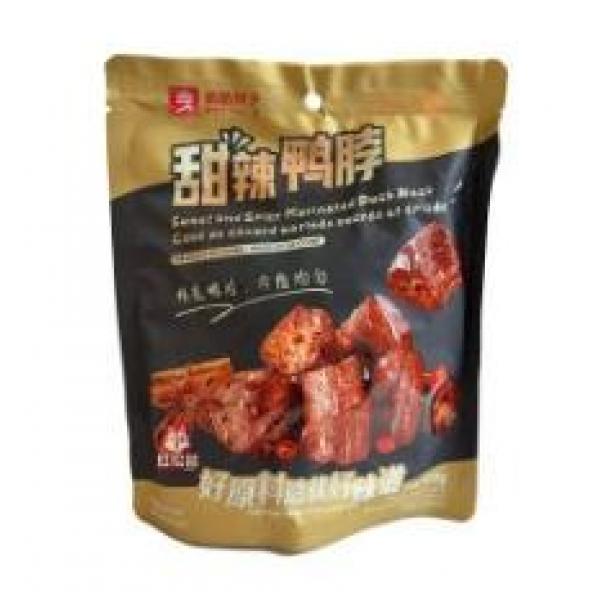 良品铺子香辣鸭脖120g